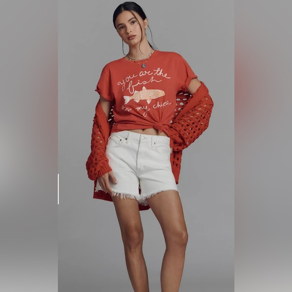 Anthropologie Letluv Graphic Tee Red
Size M
NWT - Picture 1 of 10